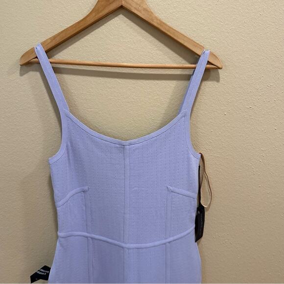 NWT mariam anna barska Purple Lavender Sexy Bodycon Maxi Dress Medium - Picture 12 of 14